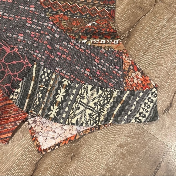 Sacred Threads Skirt Women Kerchief Hem Boho Western Hippy Midrise Long … - Picture 3 of 8